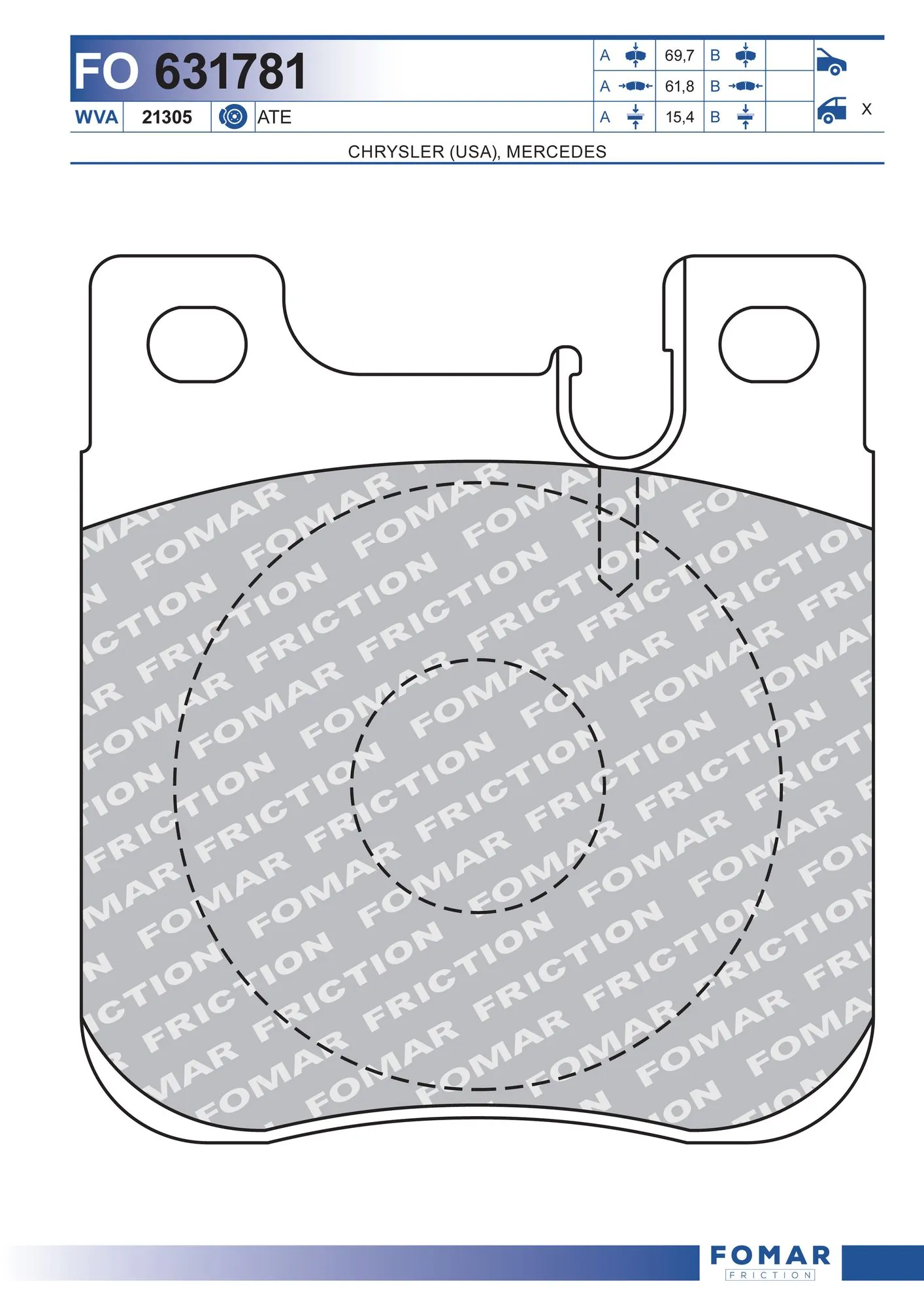 Brake Pad Set, disc brake